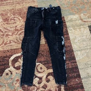 Zara skinny jeans men’s black (cargo skinny)